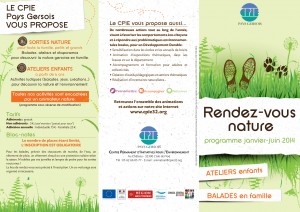 CPIE RDV Nature 1er semestre 2014 1